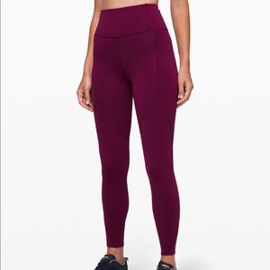 Lululemon🚵🏻‍♀️ - Plum “To The Beat” Tight